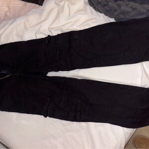 SHEIN Black Utility Trousers